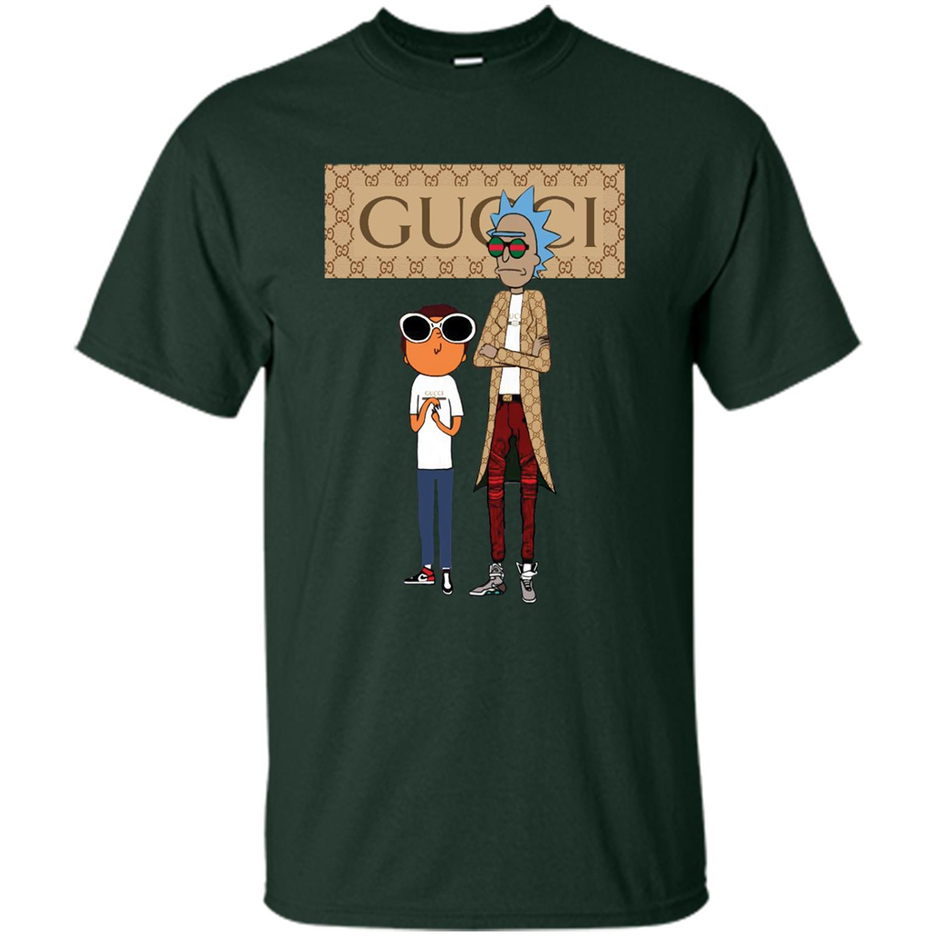 gucci rick and morty shirt