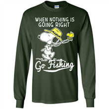 Load image into Gallery viewer, Snoopy When Nothing Is Going Right Go Fishing