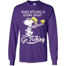 Load image into Gallery viewer, Snoopy When Nothing Is Going Right Go Fishing