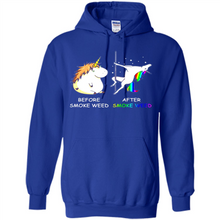 Load image into Gallery viewer, Before Smoke Weed After Smoke Weed Unicorn