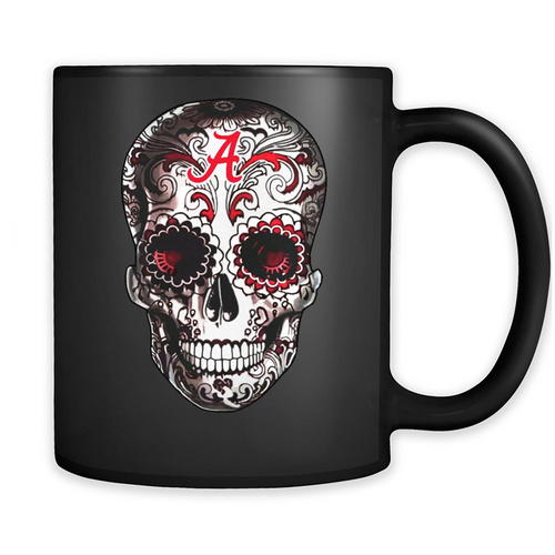 Alabama crimson tide sugar skull
