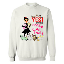 Load image into Gallery viewer, Yes I Am The Crazy Cat Lady Cat Lover