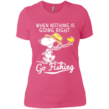 Load image into Gallery viewer, Snoopy When Nothing Is Going Right Go Fishing