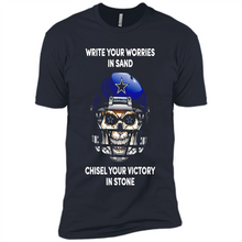 Load image into Gallery viewer, Dallas Cowboys Write Your Worries In Sand Chisel Your Victory In Stone