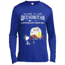 Load image into Gallery viewer, Welcome to camp Quitcherbitchin a certified happy camper area Snoopy # Zawin