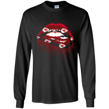 Load image into Gallery viewer, Glitter Lips Shirt For Kansas City Chiefs Fans