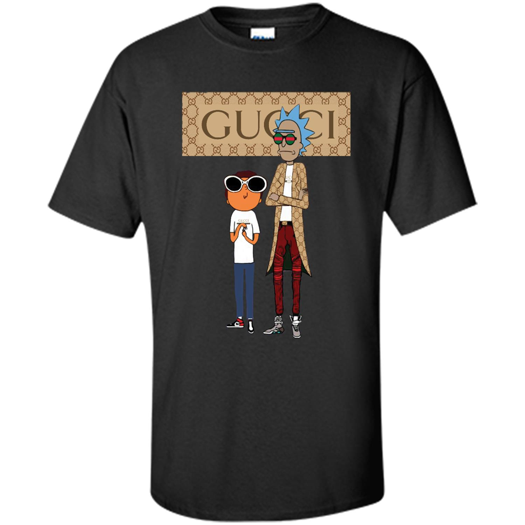 gucci rick and morty shirt