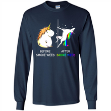 Load image into Gallery viewer, Before Smoke Weed After Smoke Weed Unicorn