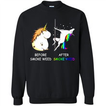 Load image into Gallery viewer, Before Smoke Weed After Smoke Weed Unicorn