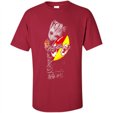 Load image into Gallery viewer, Groot Hug Kansas City Chiefs Football Rabbit And Kid