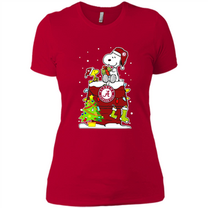 Alabama Crimson Tide Ugly Christmas Sweaters Snoopy Woodstock sweater