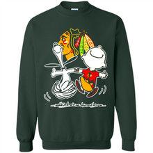 Load image into Gallery viewer, Charlie Brown &amp; Snoopy - Chicago Blackhawks# pukas-store
