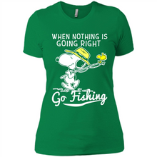 Load image into Gallery viewer, Snoopy When Nothing Is Going Right Go Fishing