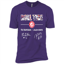Load image into Gallery viewer, Roll Tide Alabama Crimson Tua Tagovailoa Jalen Hurts Signatures Shirt Roll Tide Alabama Crimson Tua Tagovailoa Jalen Hurts Signatures