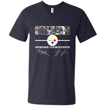 Load image into Gallery viewer, Pittsburgh Steelers Antonio Brown Juju Smith Signatures Football Fans