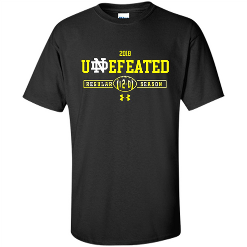 2018 NOTRE DAME FIGHTING IRISH UNDEFEATED REGULAR 12-0 SEASON