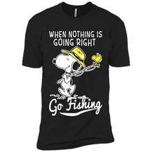 Load image into Gallery viewer, Snoopy When Nothing Is Going Right Go Fishing