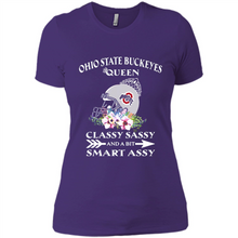Load image into Gallery viewer, Ohio State Buckeyes Queen Classy Sassy and A Bit Smart Assy