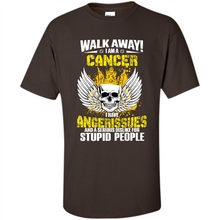 Load image into Gallery viewer, Walk Away I Am A Cancer Vintage Skull
