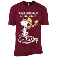 Load image into Gallery viewer, Snoopy When Nothing Is Going Right Go Fishing