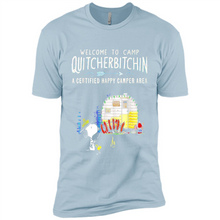 Load image into Gallery viewer, Welcome to camp Quitcherbitchin a certified happy camper area Snoopy # Zawin