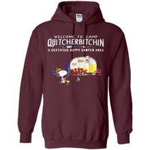 Load image into Gallery viewer, Welcome to camp Quitcherbitchin a certified happy camper area Snoopy # Zawin