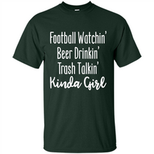 Load image into Gallery viewer, Football Watching Beer Drinking Trash Talking Girl# Zawin