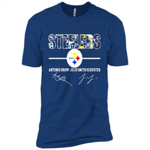 Load image into Gallery viewer, Pittsburgh Steelers Antonio Brown Juju Smith Signatures Football Fans