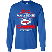 Load image into Gallery viewer, God First Family Second Then Kansas City Chiefs Football