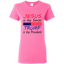 Load image into Gallery viewer, Jesus is my savior trump is my president