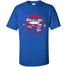 Load image into Gallery viewer, Glitter Lips Shirt For Kansas City Chiefs Fans