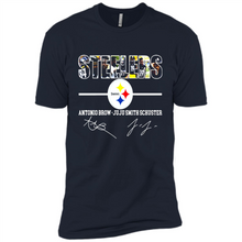 Load image into Gallery viewer, Pittsburgh Steelers Antonio Brown Juju Smith Signatures Football Fans