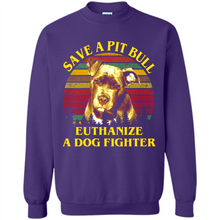 Load image into Gallery viewer, Save A Pit Bull Euthanize A Dog Fighter Vintage