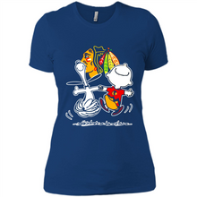 Load image into Gallery viewer, Charlie Brown &amp; Snoopy - Chicago Blackhawks# pukas-store