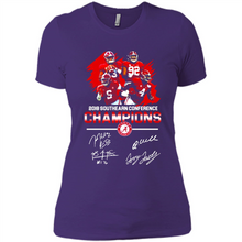 Load image into Gallery viewer, Alabama Crimson Tide 2018 Southeastern Conference Champions 4 Signature