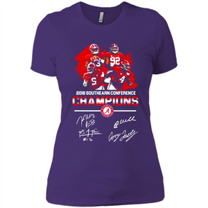Alabama Crimson Tide 2018 Southeastern Conference Champions 4 Signature