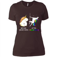 Load image into Gallery viewer, Before Smoke Weed After Smoke Weed Unicorn