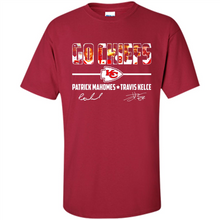 Load image into Gallery viewer, Go Chiefs Kansas City Patrick Mahomes Travis Kelce Signatures # Zawin store