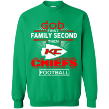 Load image into Gallery viewer, God First Family Second Then Kansas City Chiefs Football