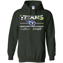 Load image into Gallery viewer, Tennessee Titans Derrick Henry Marcus Mariota Signatures Football
