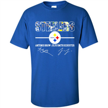 Load image into Gallery viewer, Pittsburgh Steelers Antonio Brown Juju Smith Signatures Football Fans