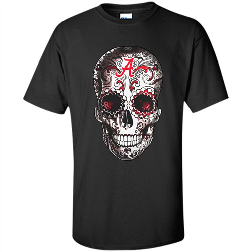 Alabama crimson tide sugar skull
