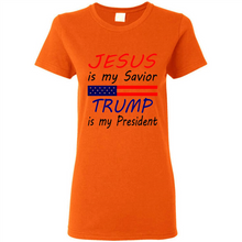 Load image into Gallery viewer, Jesus is my savior trump is my president