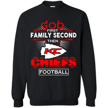 Load image into Gallery viewer, God First Family Second Then Kansas City Chiefs Football