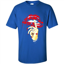 Load image into Gallery viewer, Cutest Kansas City Chiefs Lips Shut The Fck Up For Football Lovers