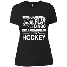 Load image into Gallery viewer, Some Grandmas Play Bingo Real Grandmas Watch Hockey
