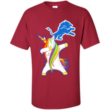 Load image into Gallery viewer, Detroit Lions Footballl Dabbing Unicorn# Zawin