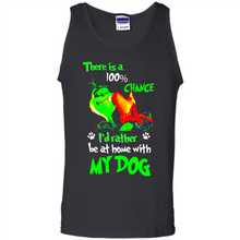 Load image into Gallery viewer, Grinch There Is A 100% Chance I's Rather Be At Home With My Dog