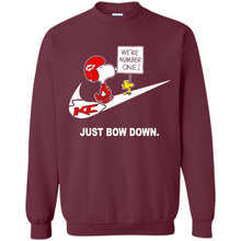 Load image into Gallery viewer, Nike Kansas City Chiefs Are Number One Just Bow Down Snoopy # Zawin