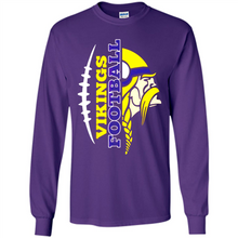 Load image into Gallery viewer, Funny Viking with a giant Football Skol to Minnesota# Zawin